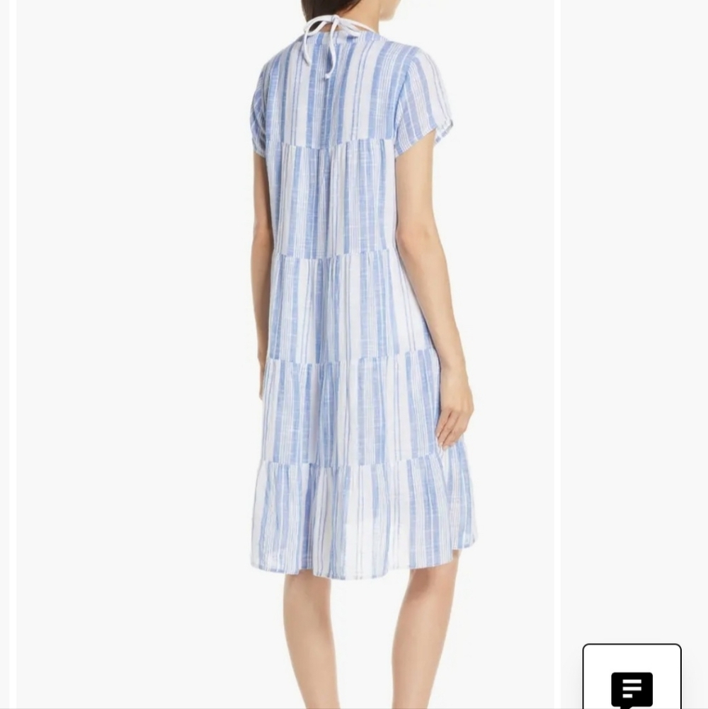 Roller Rabbit Montauk Pamela Cotton Cover-up Shirt Dress Beachy Vacation Cruise - Picture 2 of 14